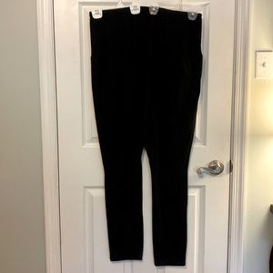 Isabel Maternity | Over-the-Bump Black Ankle Length Leggings